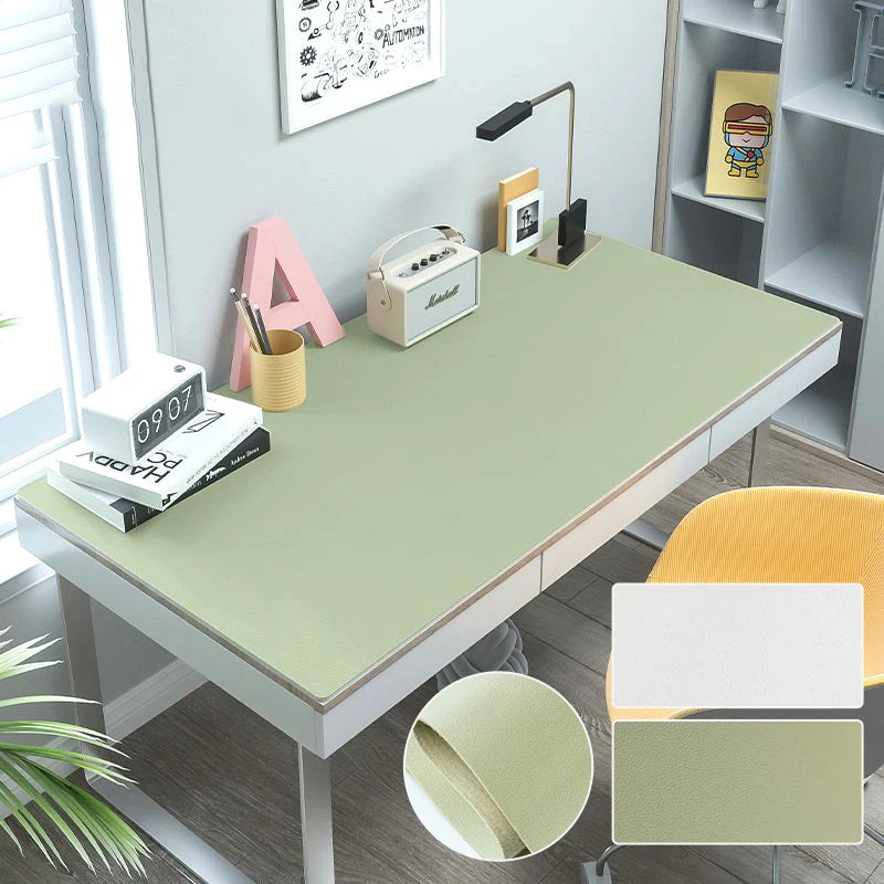 Nordic Leather Table Mat Dining Table Cover Kitchen Waterproof Oil proof Table Protector Desk Rectangle Dustproof Table Cloth
