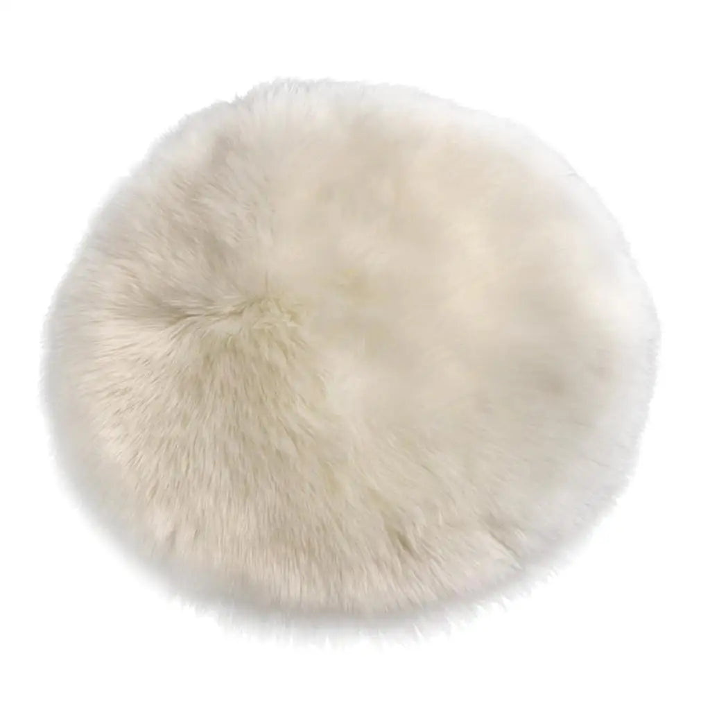 fityle Fashion Area Rug Soft Sheepskin Skin Faux Fur Fake Rug Mat Small Rugs Living Bedroom Window Bedside Home Decor