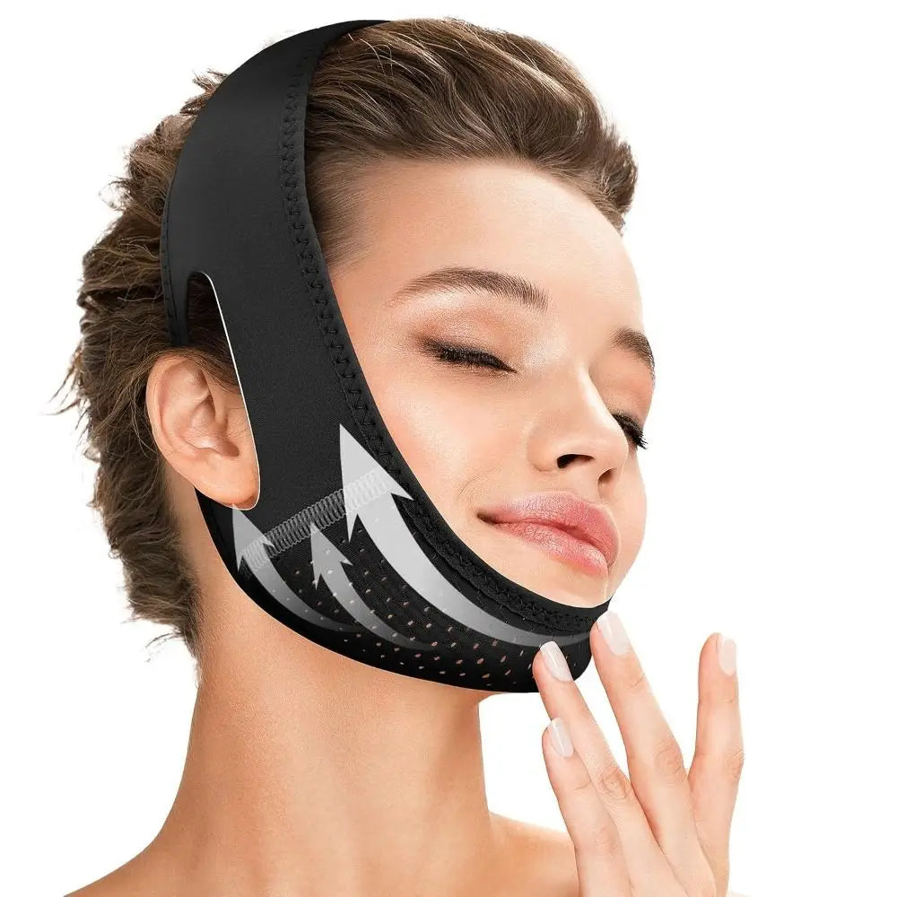 Hot Adjustable Face Slimming Strap Jaw Strap Jawline Shaper Chin Strap V Line Face Slimming Lifting Mask for Sleeping